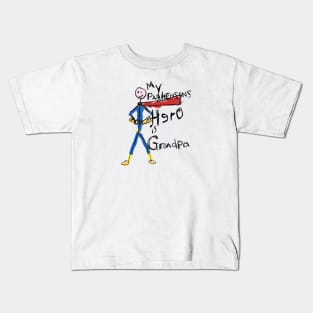 My Parkinsons Hero is GRANDPA Kids T-Shirt